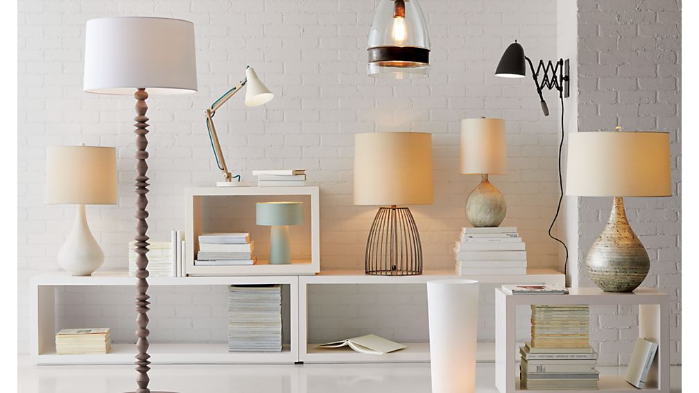 Ascend II White 55" Open Storage Unit in Storage Crate and Barrel