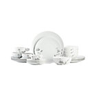 Kemi 20-Piece Dinnerware Set: four each of dinner plate, salad plate, bowl, cup and saucer.