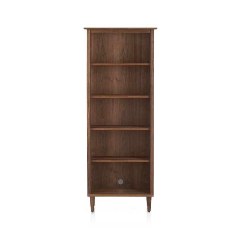 Kendall Walnut Bookcase in Bookcases Crate and Barrel