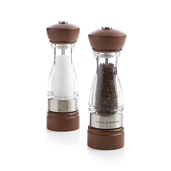 Cole & Mason Keswick Salt and Pepper Mills Crate and Barrel