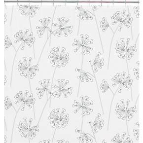 Marimekko Kevatesikko Black-White Shower Curtain