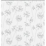 Marimekko Kevatesikko Black-White Shower Curtain