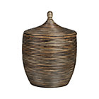 Kez Large Lidded Basket.