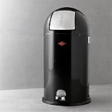 Wesco® Kickboy 40L Black Trashcan