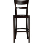 Kipling Mahogany Barstool. 30"H seat;