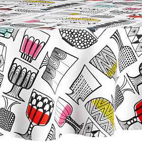 Marimekko Kippis 72 Round Tablecloth