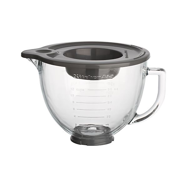 KitchenAid ® Stand Mixer Glass Mixer Bowl Crate and Barrel