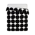 Marimekko Kivet Black King Duvet Cover.