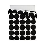 Marimekko Kivet Black King Duvet Cover