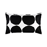 Marimekko Kivet Black King Sham