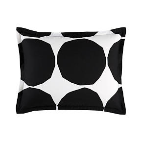 Marimekko Kivet Black Standard Sham