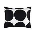 Marimekko Kivet Black Standard Sham.