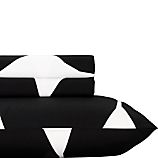 Marimekko Kivet Black Twin Extra Long Sheet Set