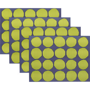 Marimekko Kivet Green and Blue Paper Placemats Set of 24