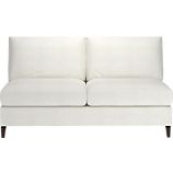 Klyne Slipcovered Armless Loveseat
