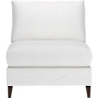 Klyne II Slipcovered Armless Sectional Chair