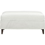 Klyne Slipcovered Ottoman and a Half