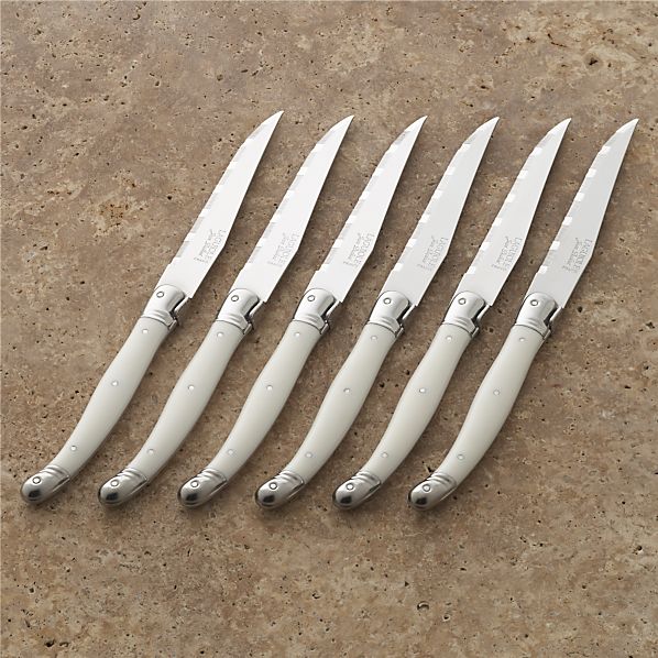 LaguioleKnivesWhiteS6AV2S13