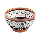 Las Ramblas 4" Black and White Bowl
