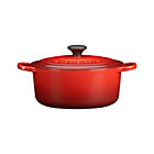 Le Creuset® Round Cherry French Oven with Lid. 5.5 qt.