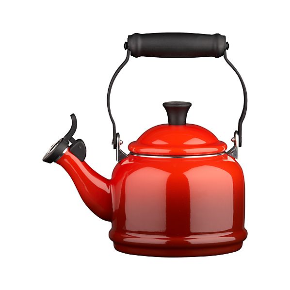 Le Creuset ® 1.25 qt. Demi Cherry Teakettle Crate and Barrel