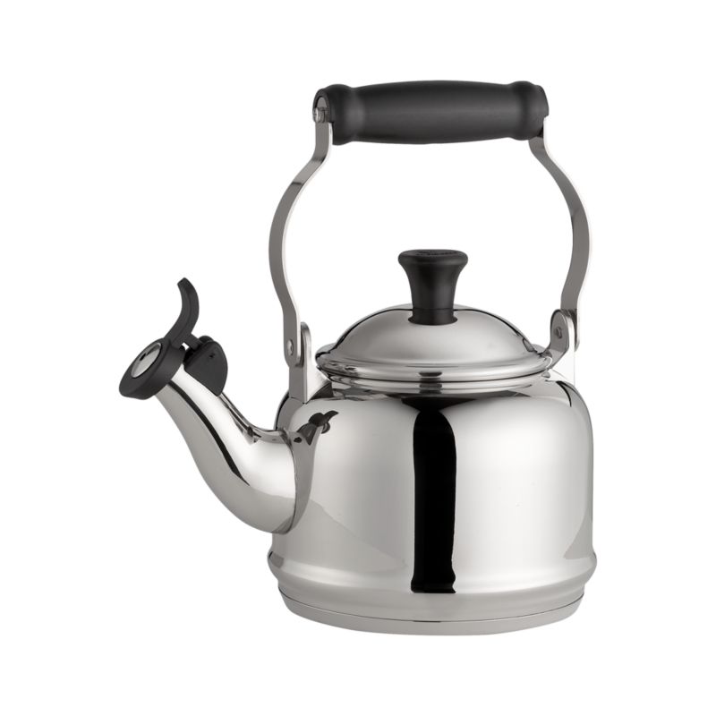 Le Creuset ® 1.25 qt. Demi Stainless Steel Whistling Teakettle Crate