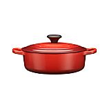 Le Creuset® 3.5 qt. Wide Round Cherry French Oven with Lid