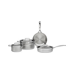 Le Creuset® Tri-Ply Stainless Steel 7-Piece Cookware Set