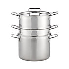 Le Creuset® Stainless Steel Multipot. 5.25 qt.