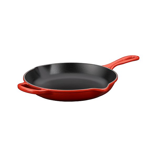 Le Creuset ® Signature 10" Cherry Red Skillet Crate and Barrel