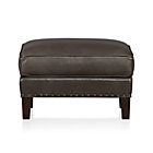 Liam Leather Ottoman