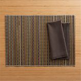 Lidi Bamboo Placemat and Cotton Espresso Napkin