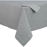 Linden Dove Tablecloth and Cotton Dove Napkin