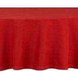 Linden 90" Round Ruby Tablecloth