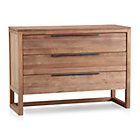 Linea Three-Drawer Chest.