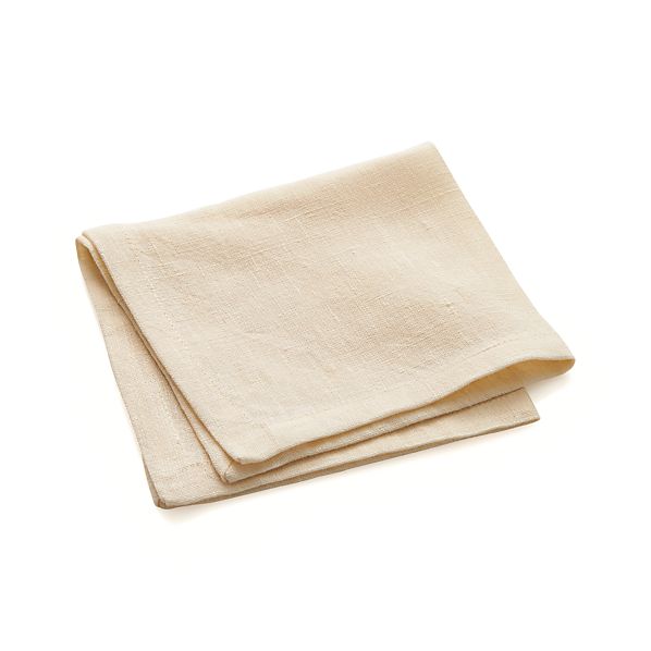 Linen Birch Cocktail Napkin Crate and Barrel