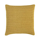 Linen Knit Gold Pillow.