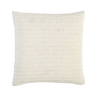 Linen Knit White Pillow.