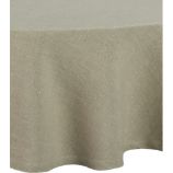 Linen Natural 90" Round Tablecloth