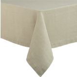 Linen Natural 60"x60" Tablecloth