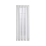 White Linen Sheer 52x63 Curtain Panel