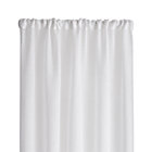White Linen Sheer Curtain Panel.