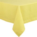 Linen Yellow 60"x60" Tablecloth