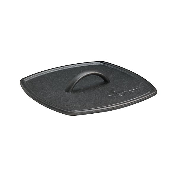 Lodge ® Cast Iron Square Panini Press Crate and Barrel