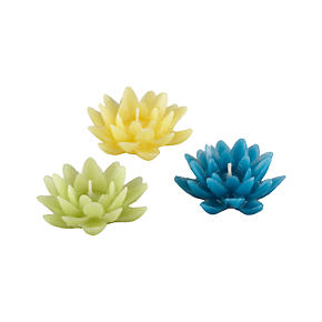 Set of 3 Lotus Floating Candles