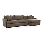 Lounge II Petite 2-Piece Sectional Sofa (Left Arm Sofa, Right Arm Chaise)