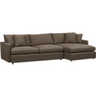 Lounge 2-Piece Sectional Sofa (Right Arm Chaise, Left Arm Sofa)