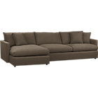 Lounge 2-Piece Sectional Sofa (Left Arm Chaise, Right Arm Sofa)
