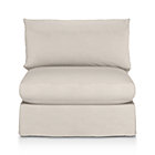 Lounge Slipcovered 37" Armless Chair