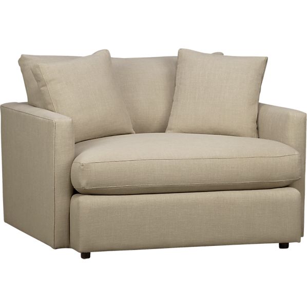 LoungeChairNHalfLinen3QS12